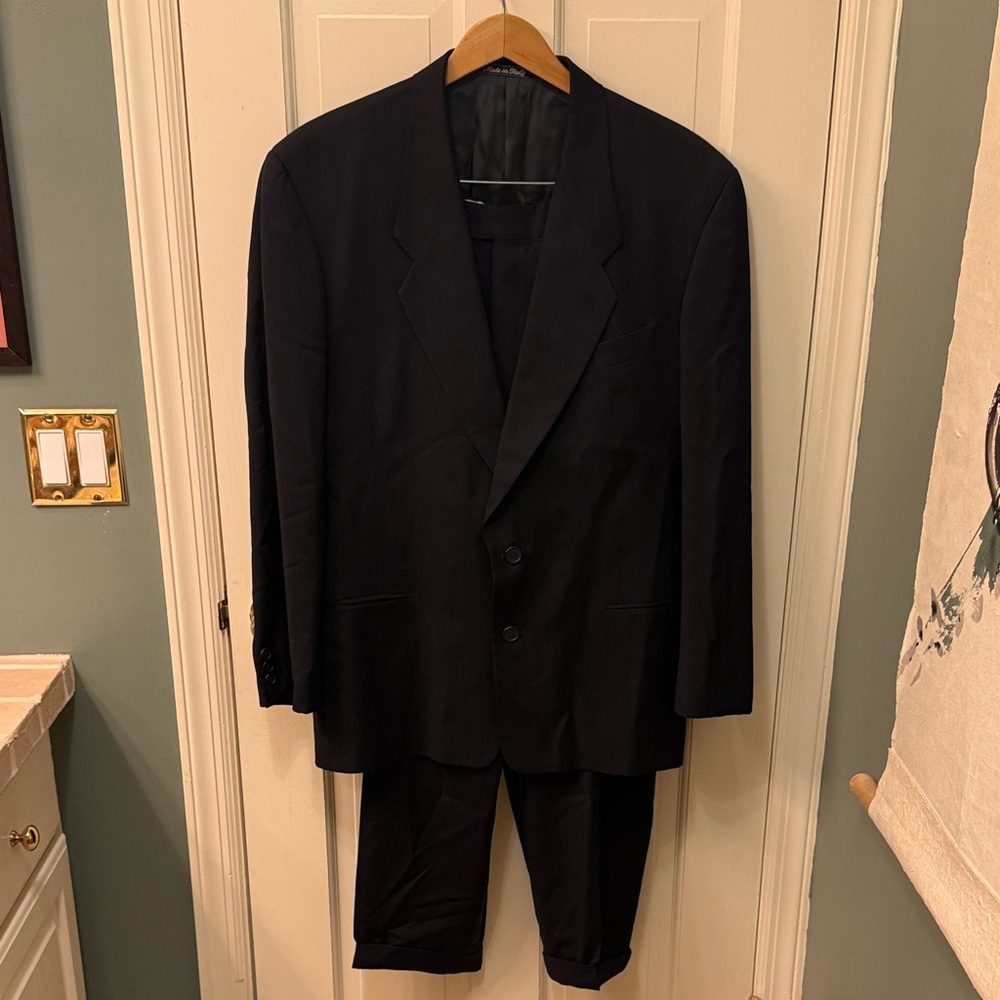 Men's Amani Classic Black Suit
